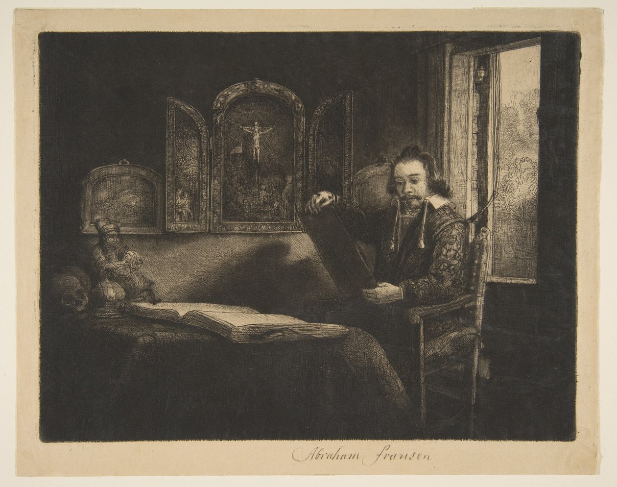 Abraham Francen, Apothecary, n. 1656. tekijältä Rembrandt van Rijn