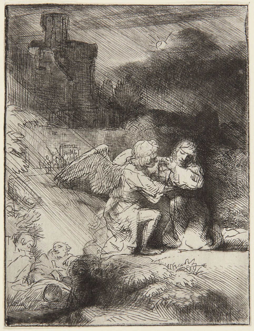 Kärsimys puutarhassa tekijältä Rembrandt van Rijn