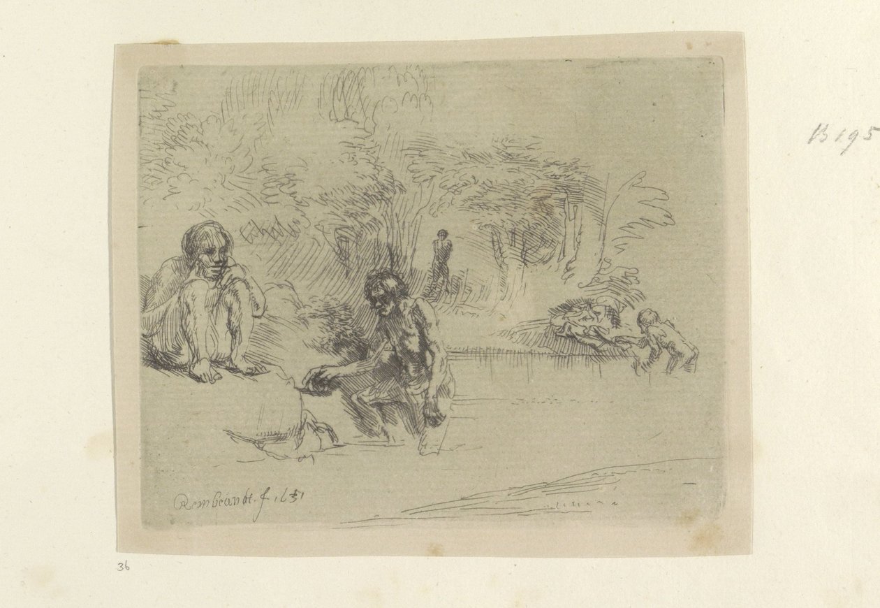 Baders Kokoelma kahdeksankymmentäviisi alkuperäistä vedosta (sarjan nimi) tekijältä Rembrandt van Rijn