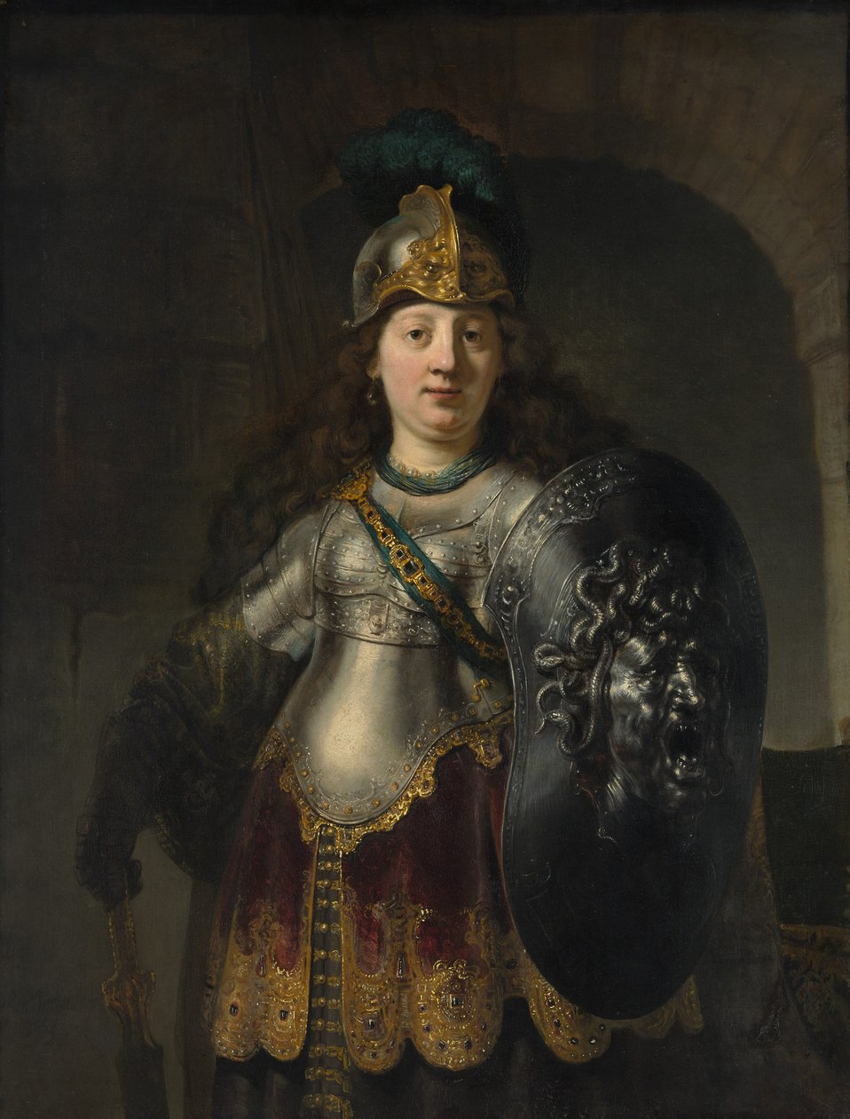 Bellona, 1633 tekijältä Rembrandt van Rijn