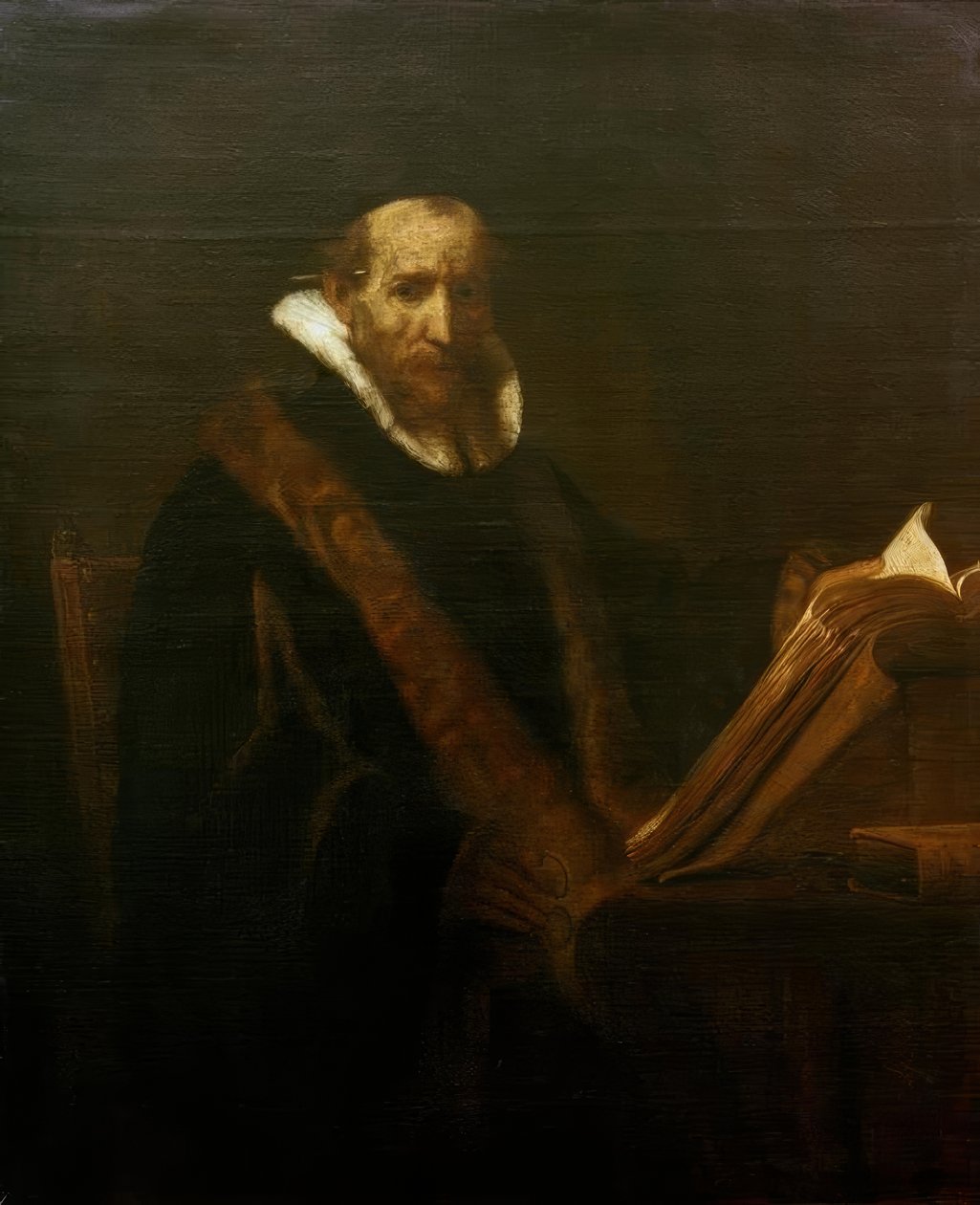 Bildnis des Johannes Cornelisz. Sylvius (?) tekijältä Rembrandt van Rijn