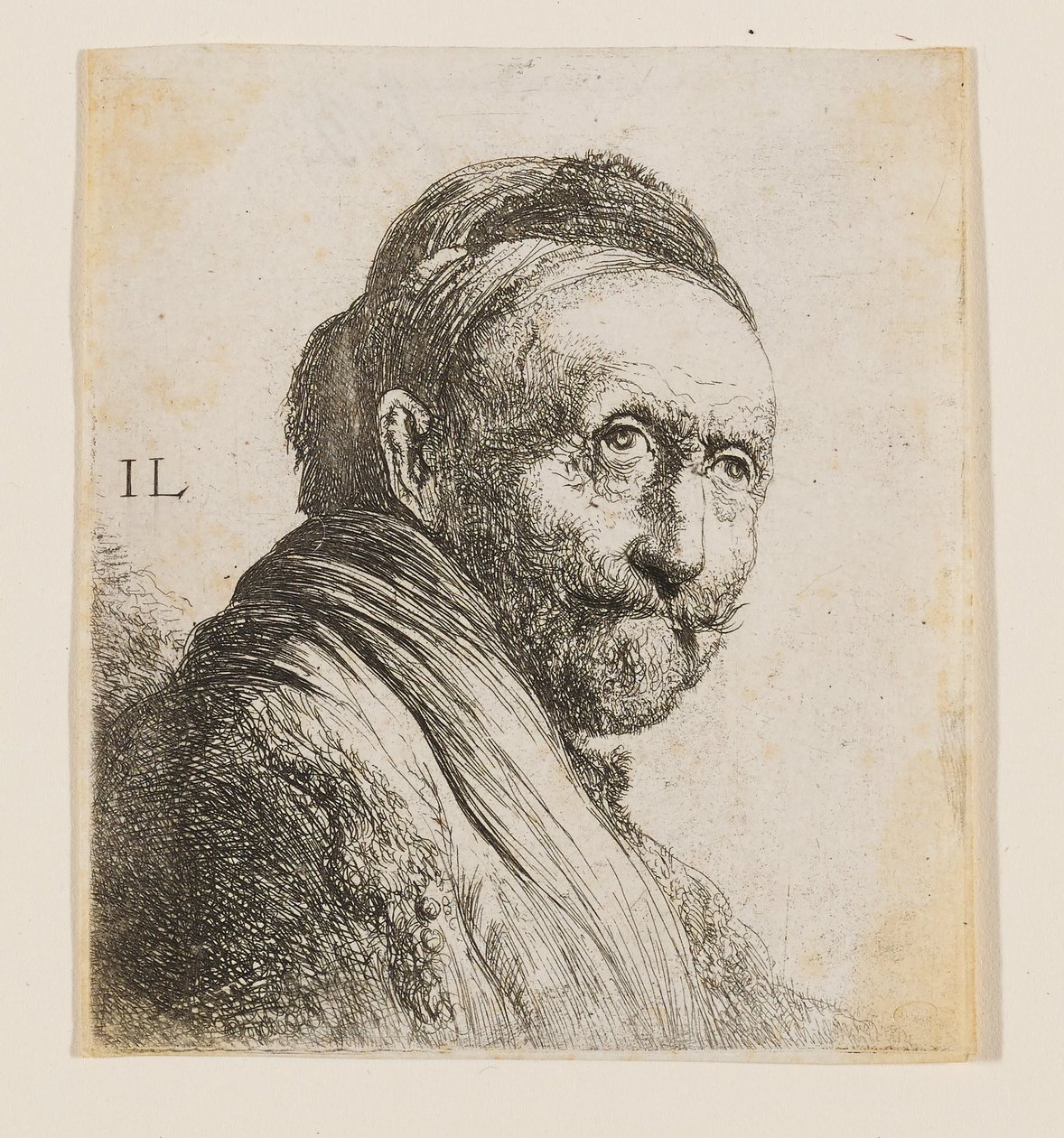 Vanhan miehen rintakuva tekijältä Rembrandt van Rijn