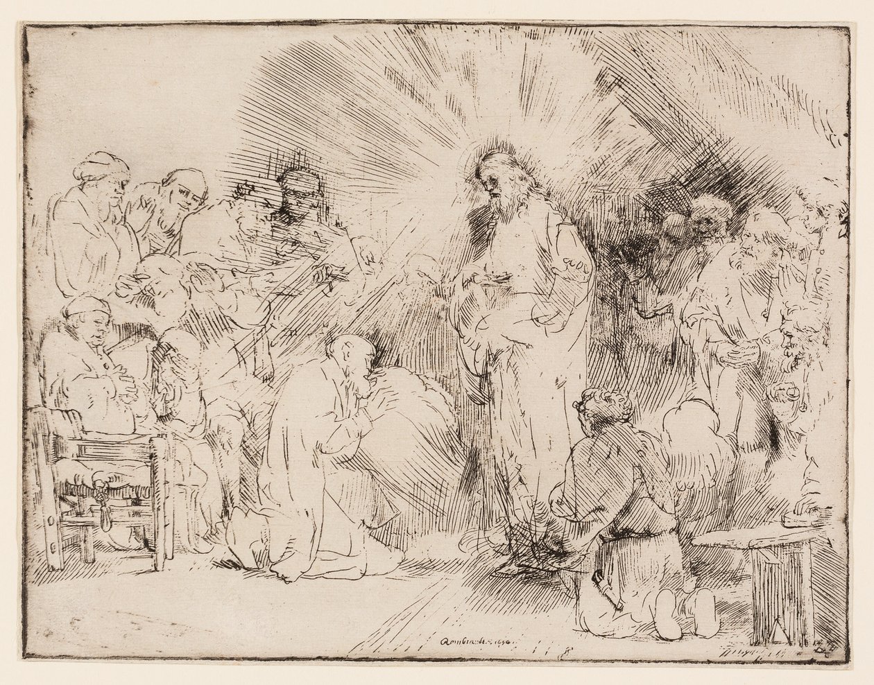 Kristus ilmestyy apostoleille tekijältä Rembrandt van Rijn