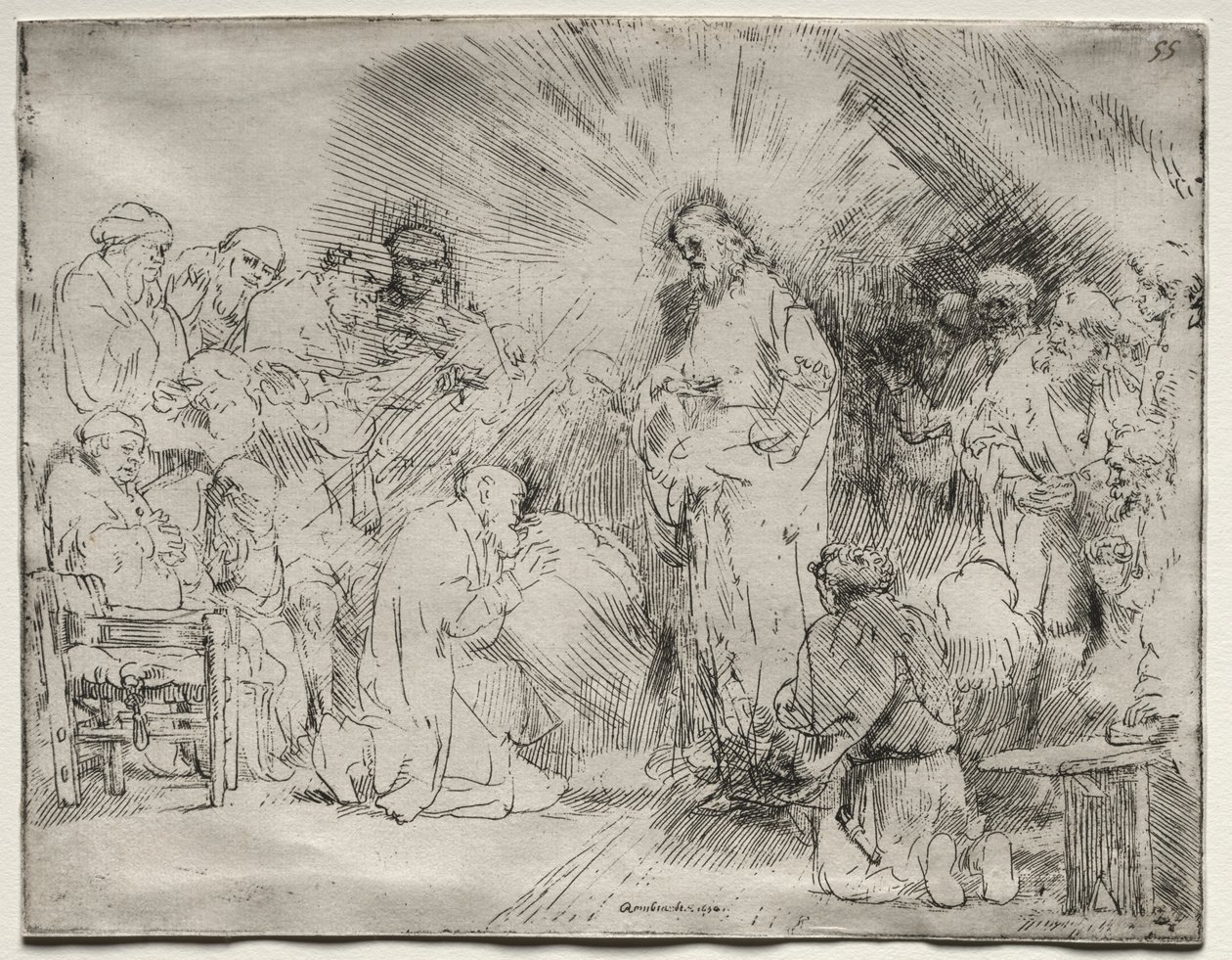 Kristus ilmestyy apostoleille tekijältä Rembrandt van Rijn
