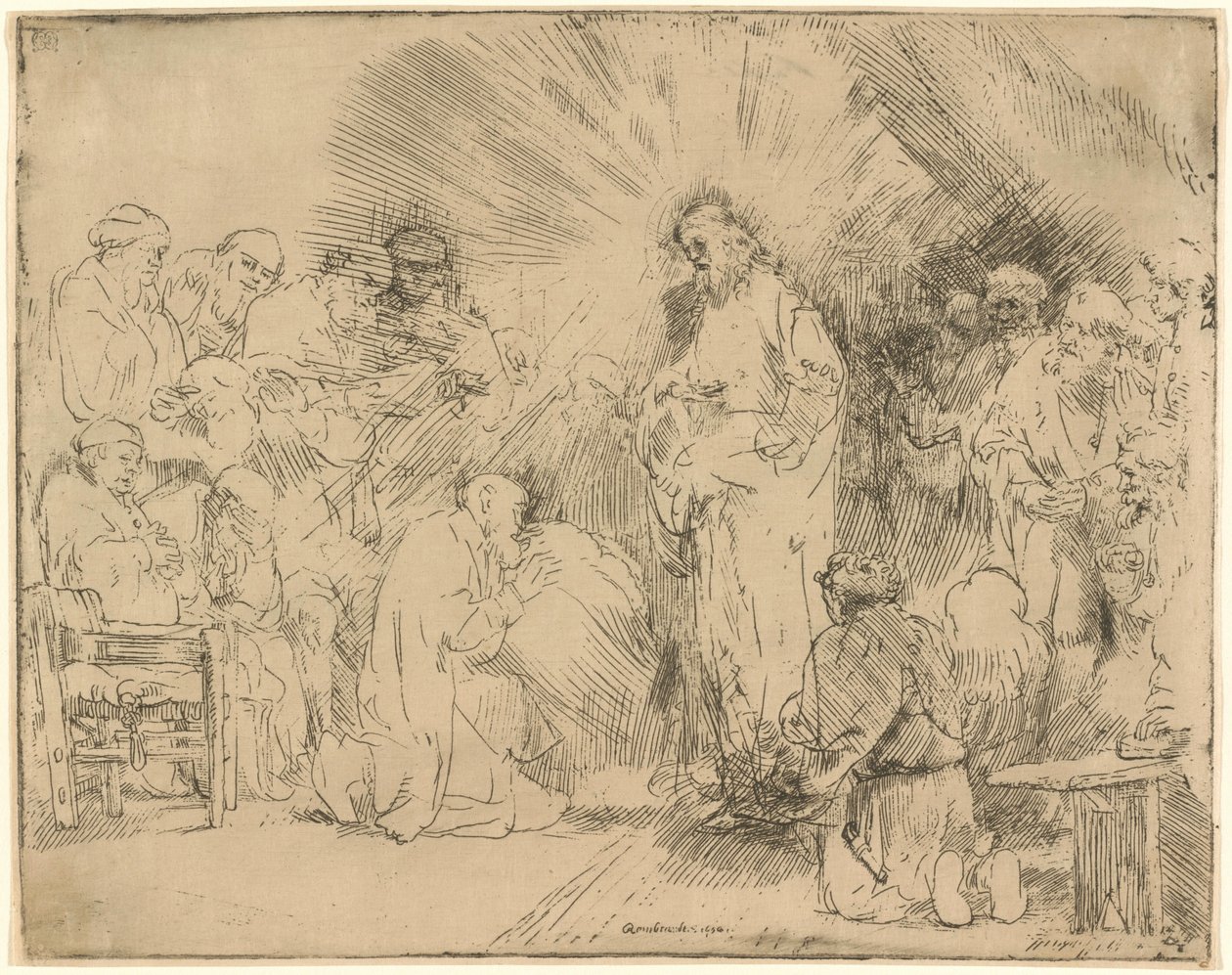 Kristus ilmestyy apostoleille tekijältä Rembrandt van Rijn