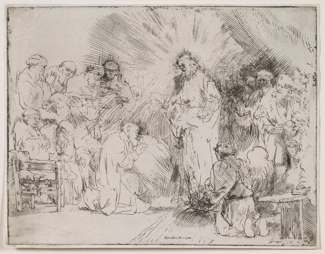 Kristus ilmestyy apostoleille tekijältä Rembrandt van Rijn