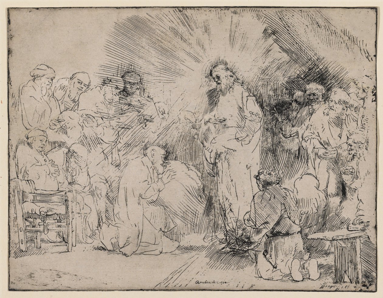 Kristus ilmestyy apostoleille tekijältä Rembrandt van Rijn
