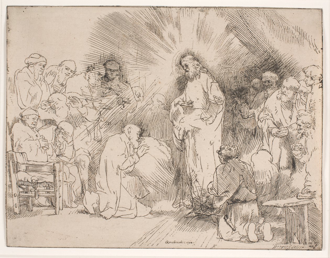 Kristus ilmestyy apostoleille tekijältä Rembrandt van Rijn