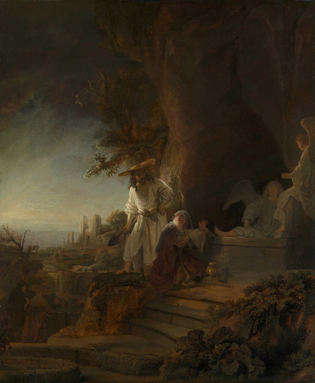 Kristus ilmestyy Maria Magdalenalle Noli me tangerelle, 1638. tekijältä Rembrandt van Rijn