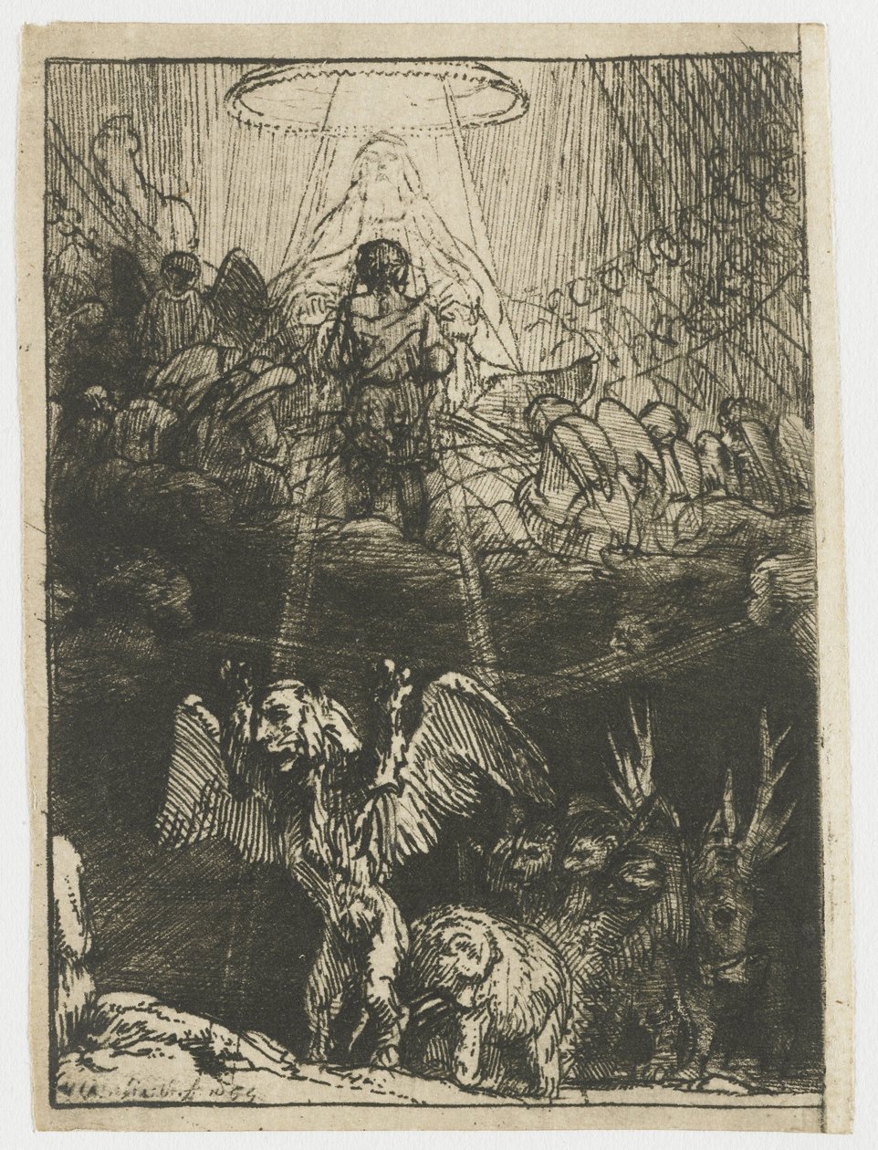 Danielin näky neljästä pedosta tekijältä Rembrandt van Rijn