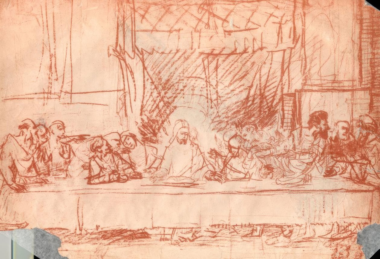 Herran ehtoollinen tekijältä Rembrandt van Rijn