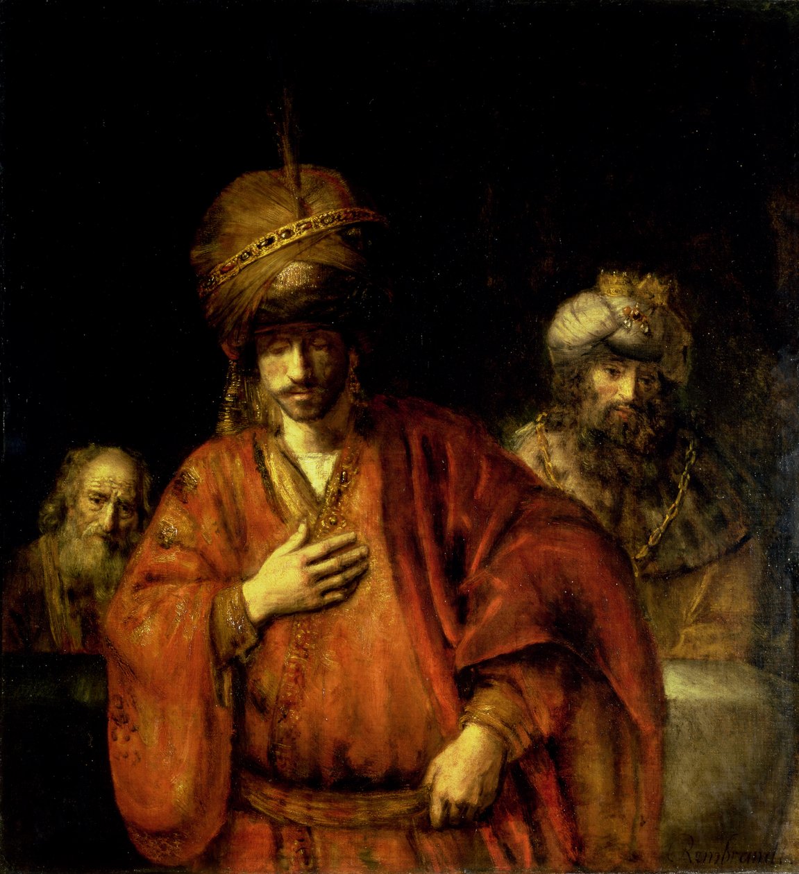 Daavid ja Uuria tekijältä Rembrandt van Rijn