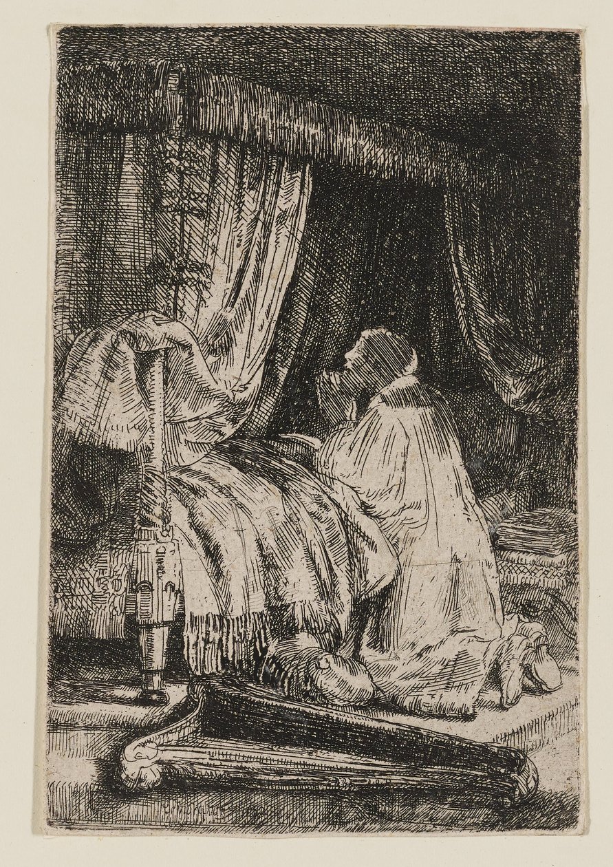Rukoileva Daavid tekijältä Rembrandt van Rijn
