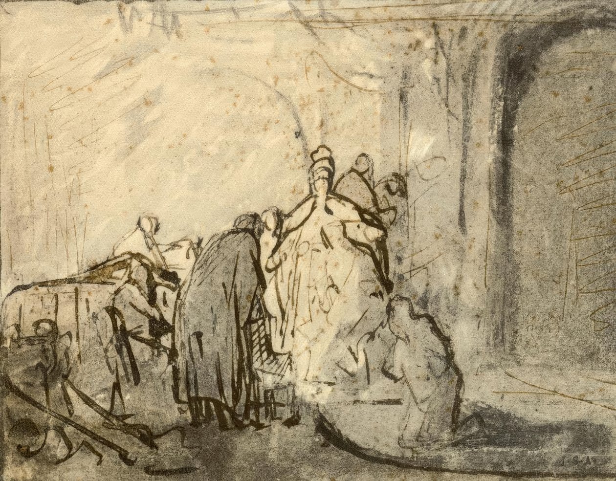 Der reuige Judas tekijältä Rembrandt van Rijn