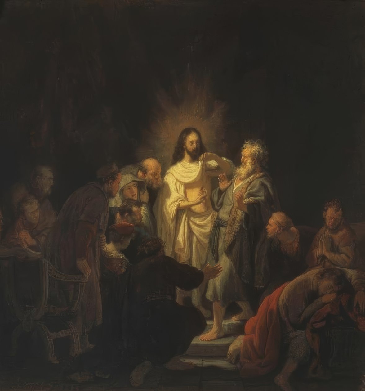 Der ungläubige Thomas tekijältä Rembrandt van Rijn