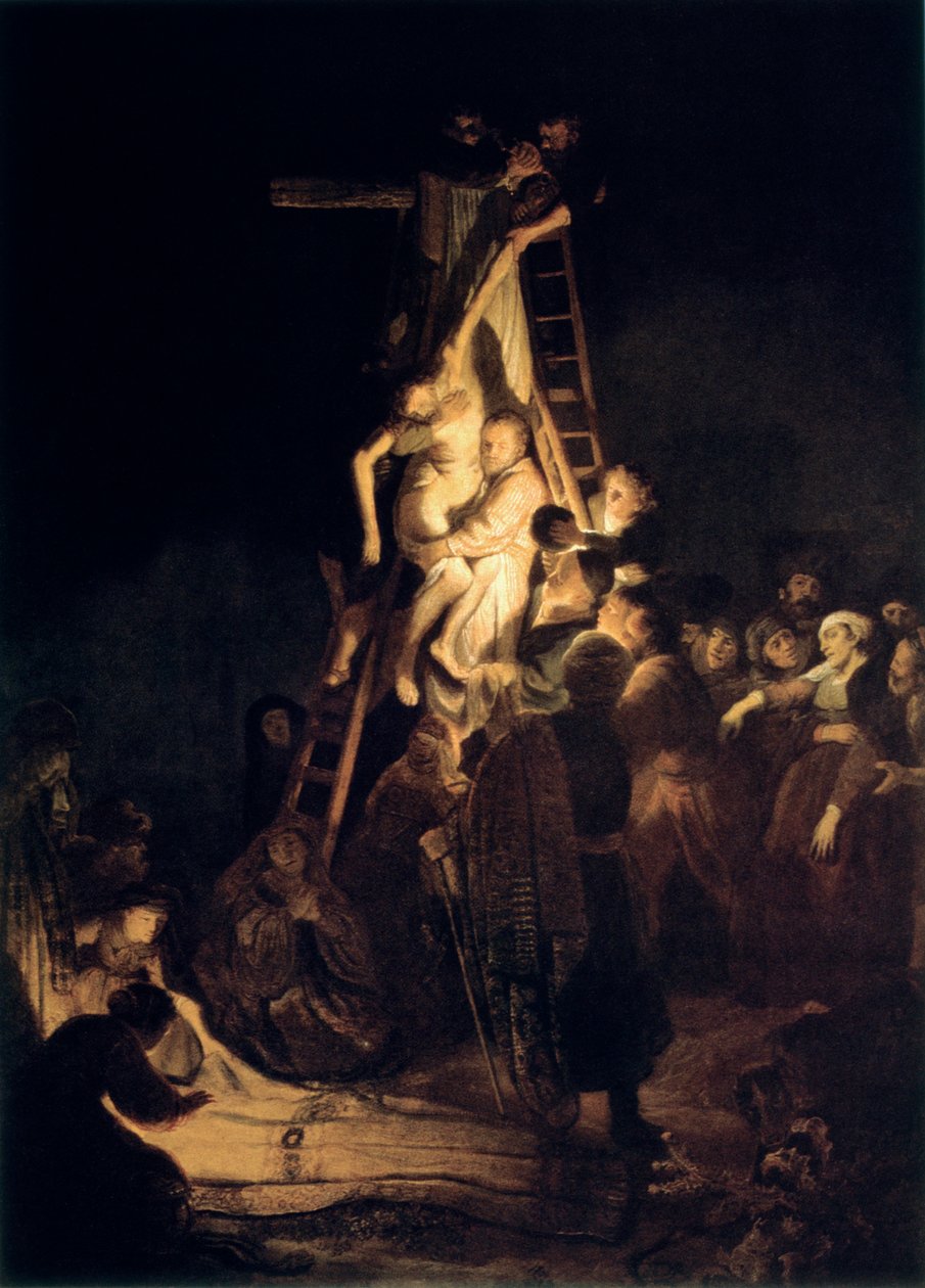 Laskeutuminen ristiltä, 1634 tekijältä Rembrandt van Rijn