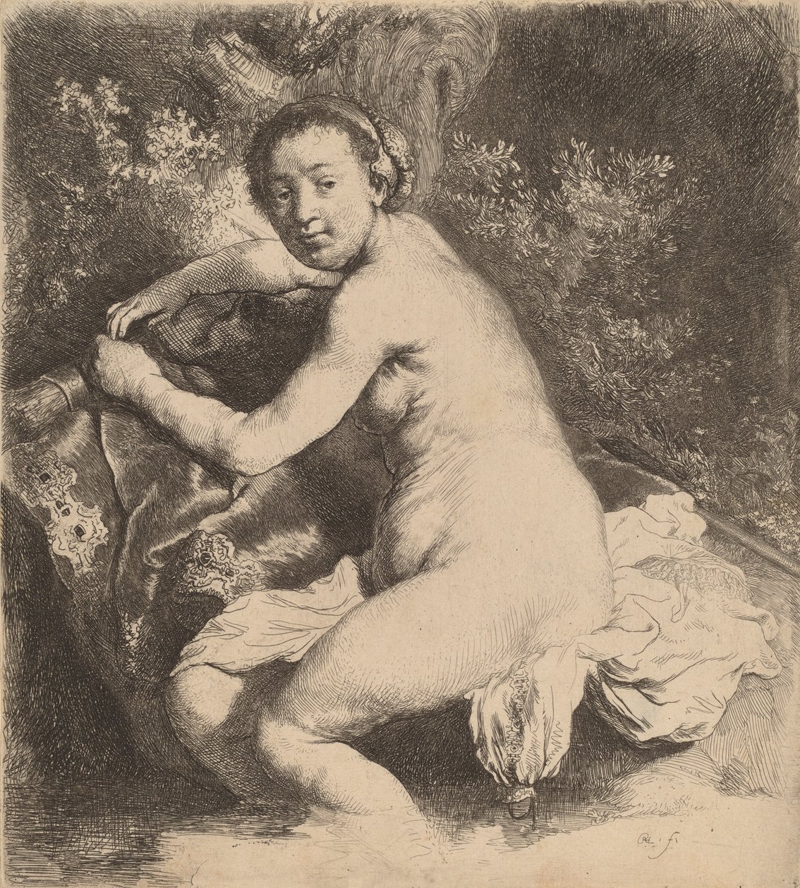 Diana kylpylässä, n. 1631. tekijältä Rembrandt van Rijn