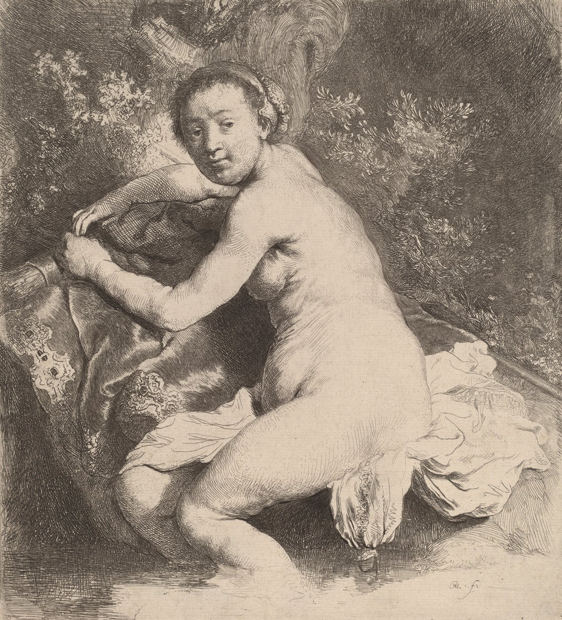 Diana kylpylässä, n. 1631. tekijältä Rembrandt van Rijn