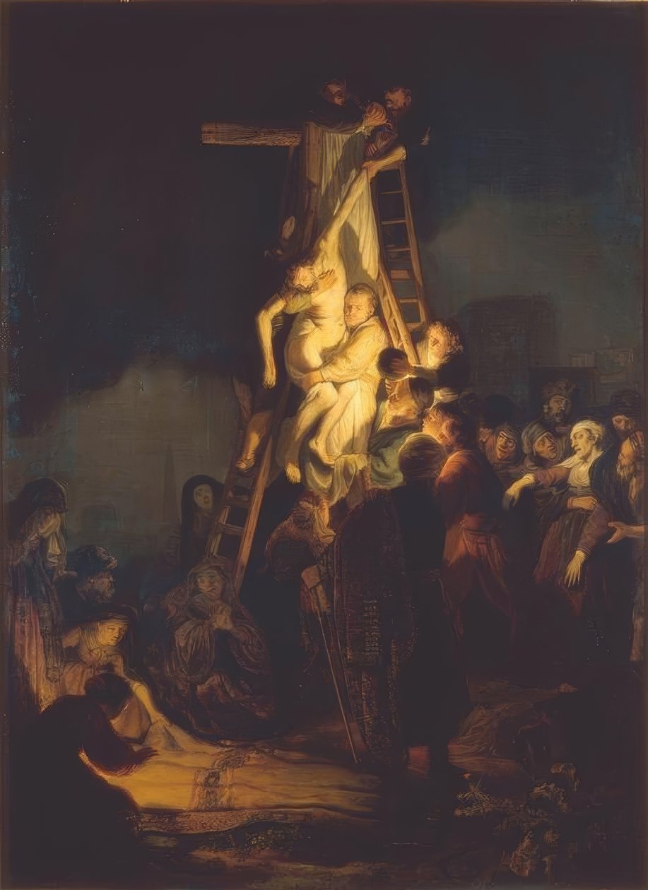Laskeutuminen ristiltä tekijältä Rembrandt van Rijn