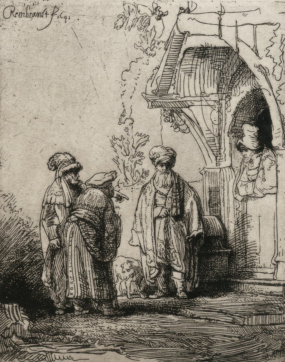Kolme itämaalaista tekijältä Rembrandt van Rijn