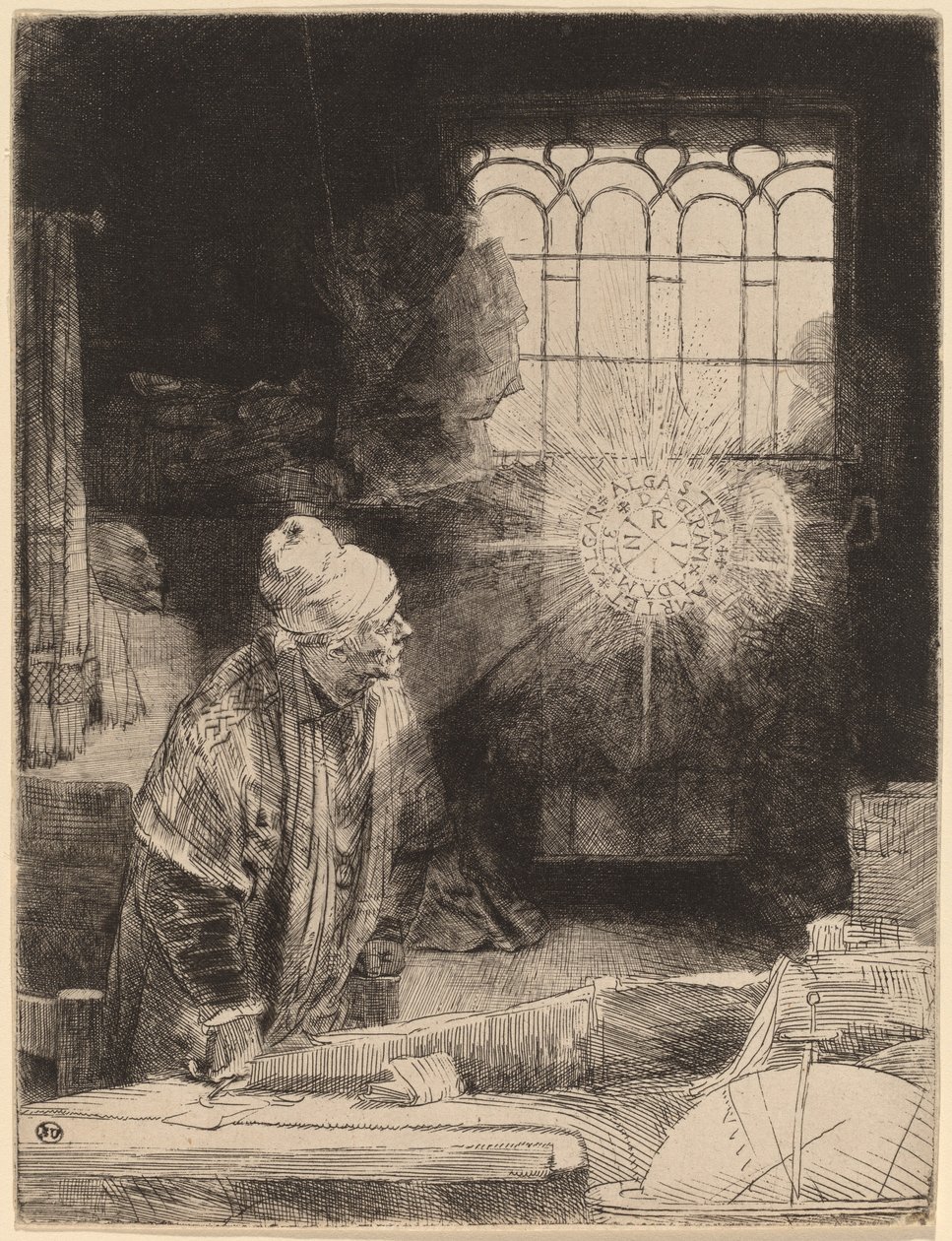 Faust tekijältä Rembrandt van Rijn