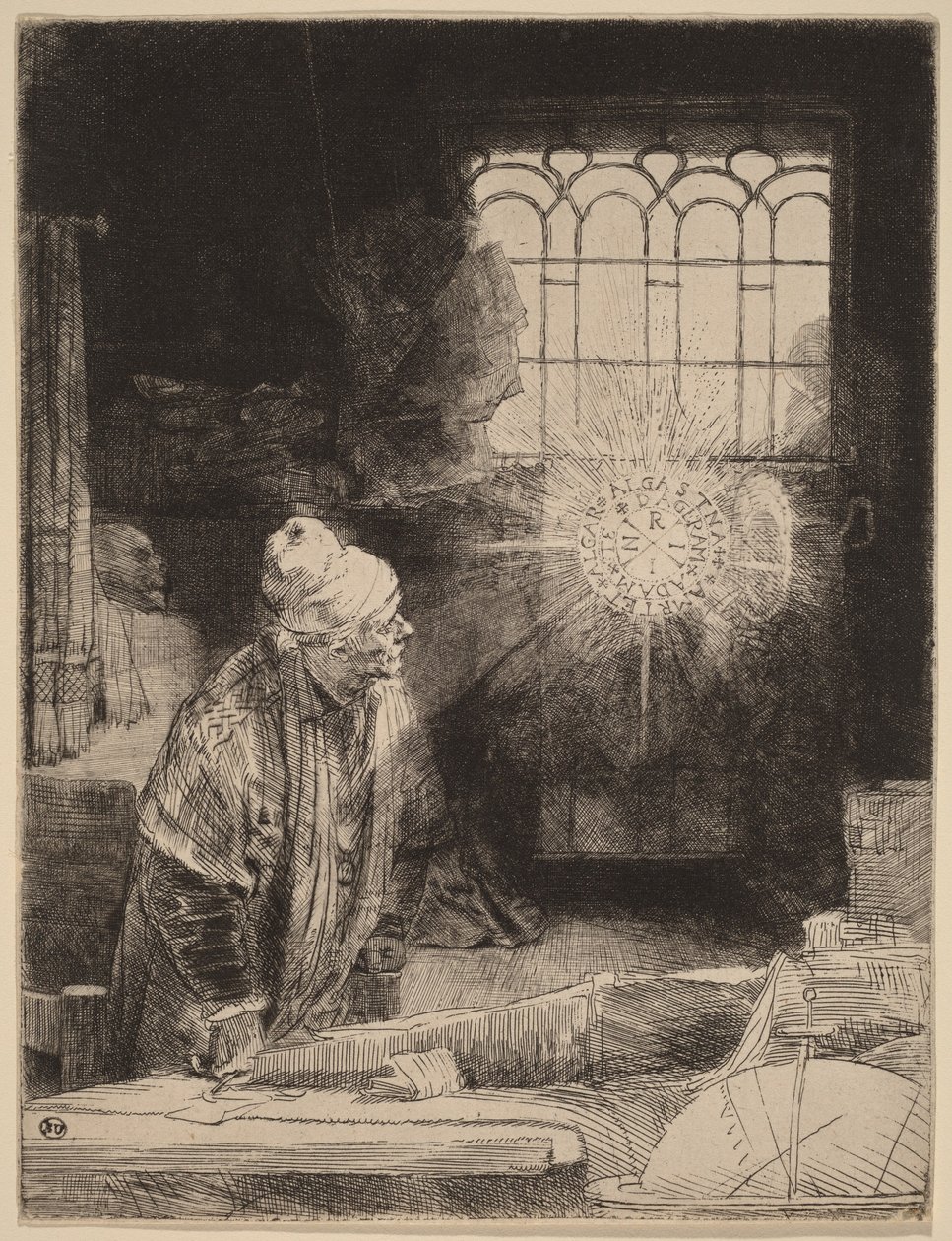 Faust tekijältä Rembrandt van Rijn