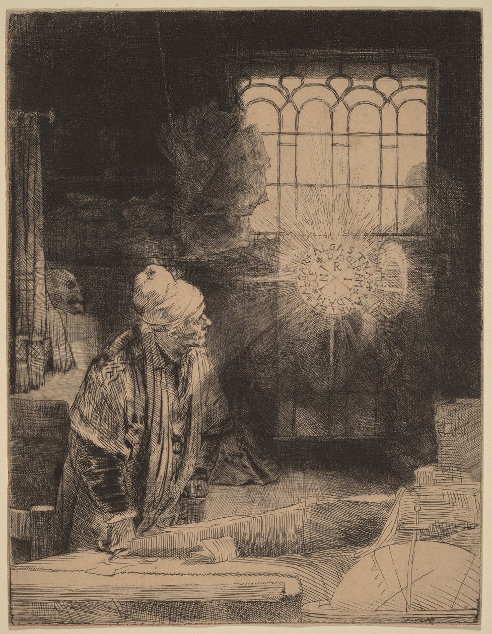 Faust tekijältä Rembrandt van Rijn