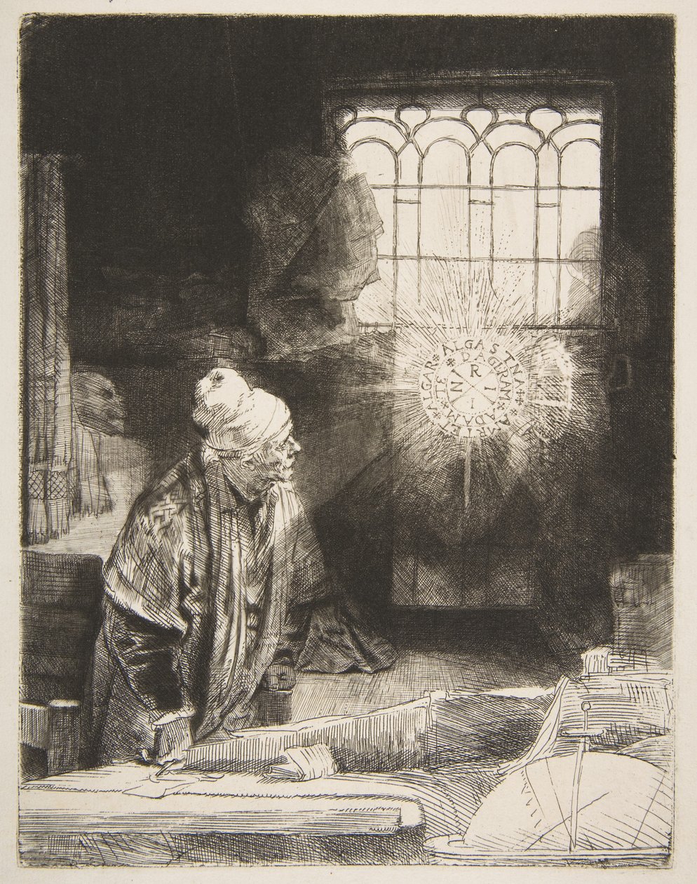 Faust, noin 1652. tekijältä Rembrandt van Rijn