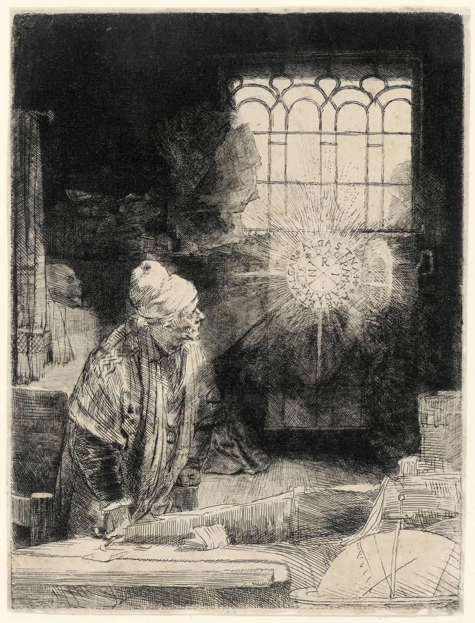 Faust, pubi. 1652 tekijältä Rembrandt van Rijn