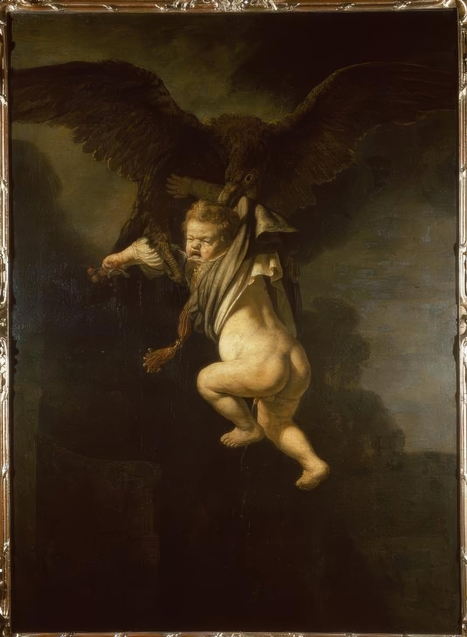 Ganymed in den Fängen des Adlers tekijältä Rembrandt van Rijn