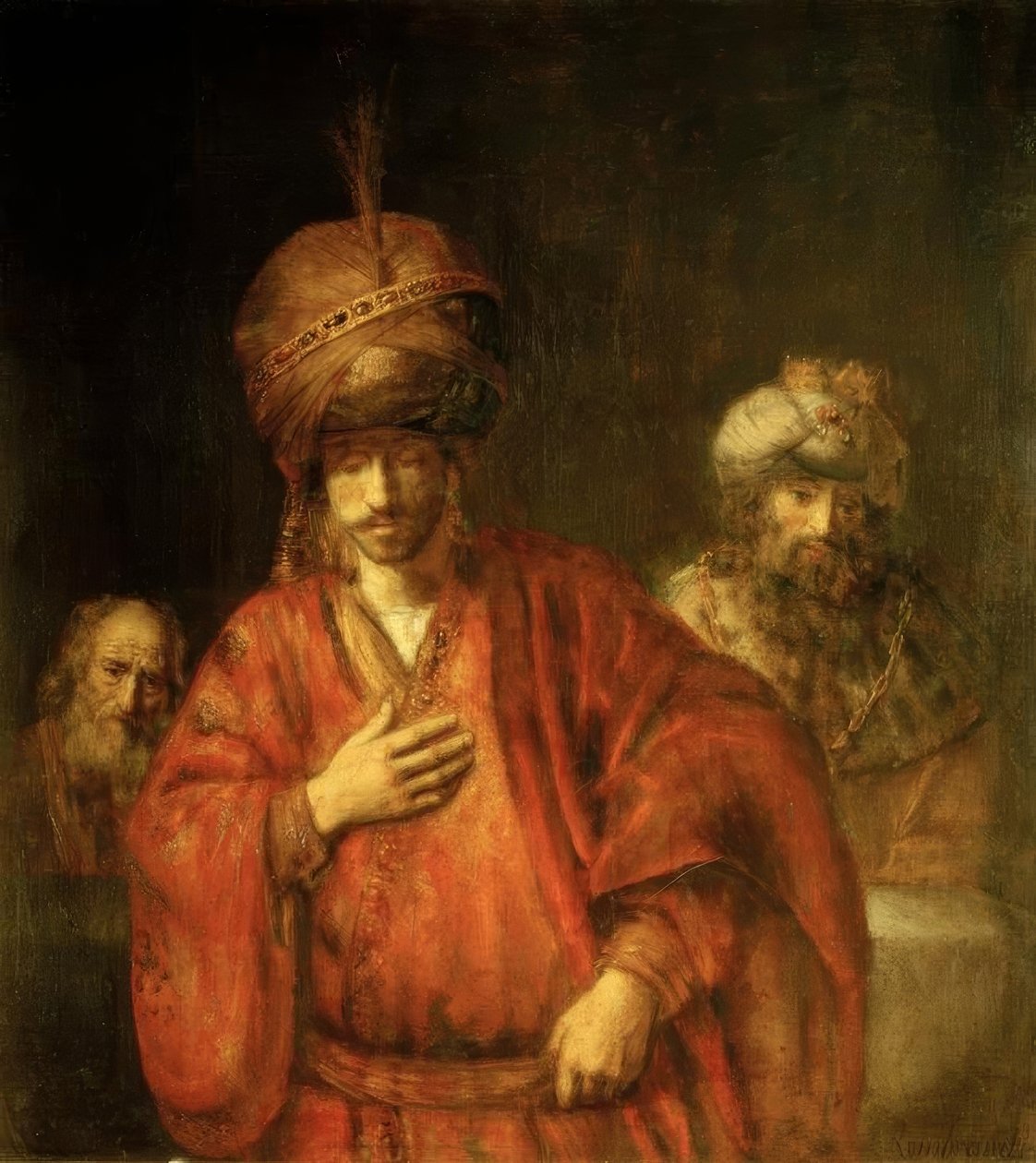 Haman Ungnadessa tekijältä Rembrandt van Rijn