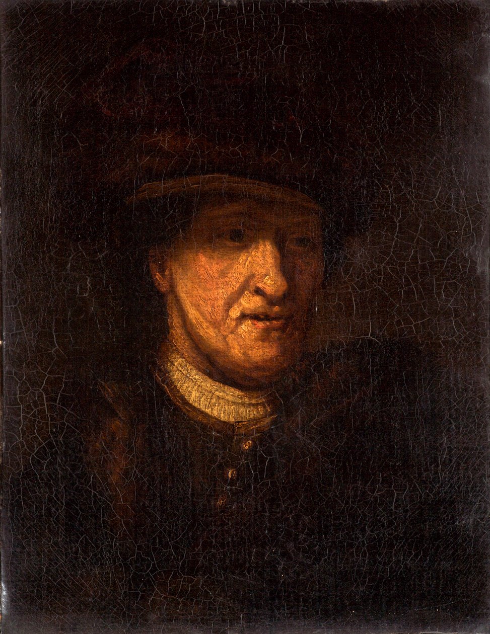 Miehen pää, noin 1825 tekijältä Rembrandt van Rijn