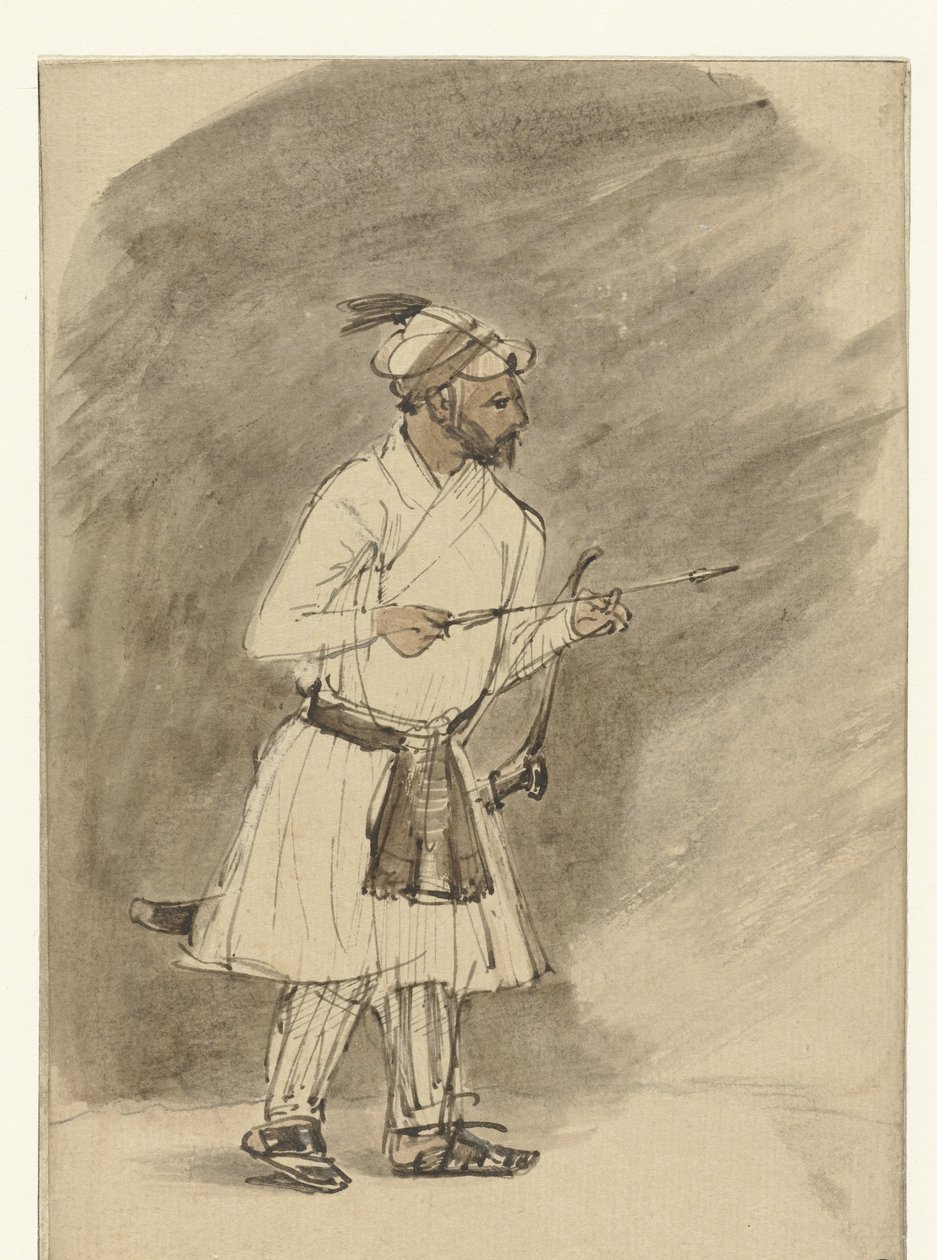 Intialainen jousimies tekijältä Rembrandt van Rijn