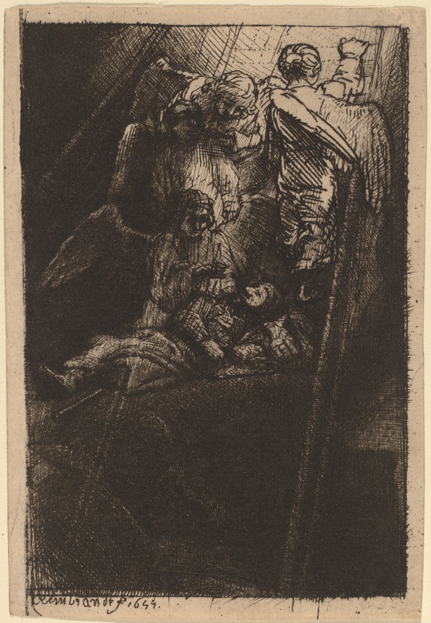 Jaakobin tikkaat tekijältä Rembrandt van Rijn