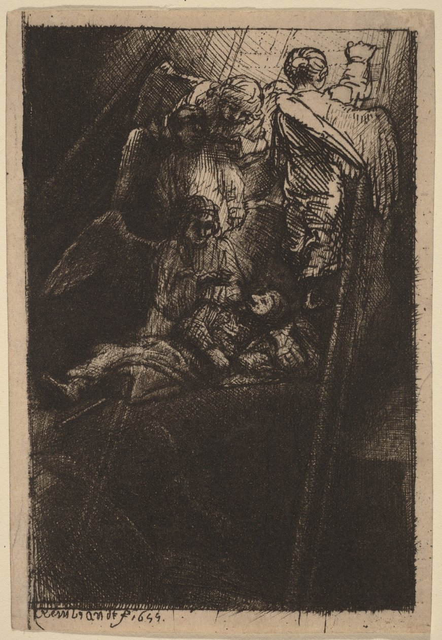 Jaakobin tikkaat tekijältä Rembrandt van Rijn