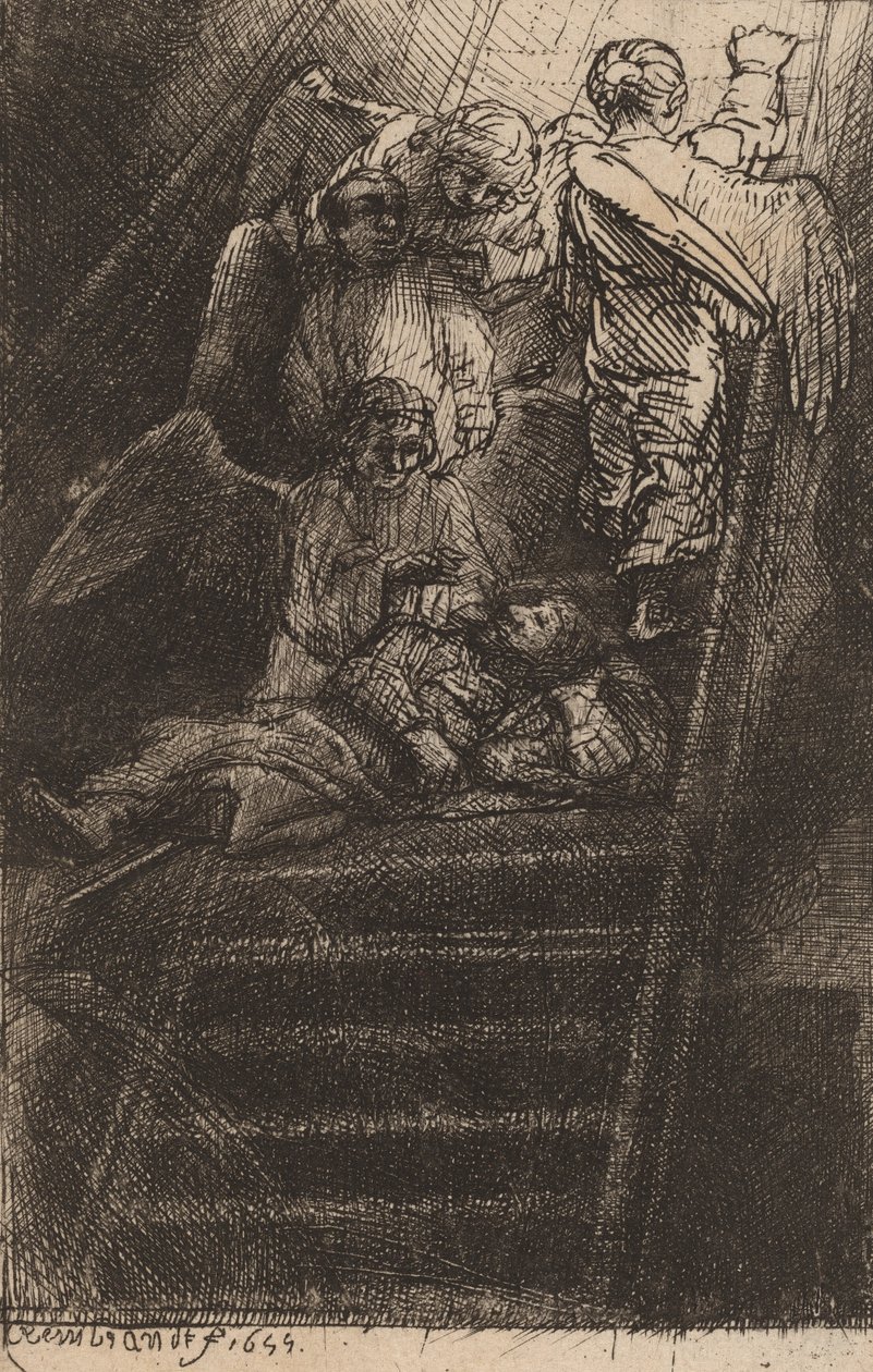 Jaakobin tikkaat, 1655. tekijältä Rembrandt van Rijn
