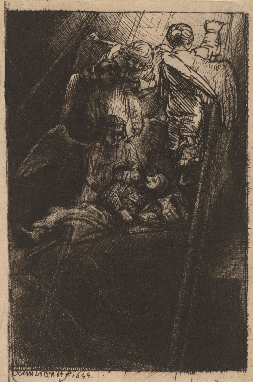 Jaakobin tikkaat, 1655. tekijältä Rembrandt van Rijn
