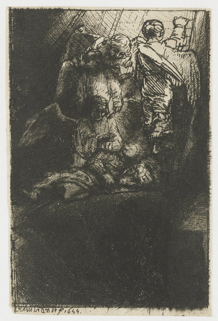 Jaakobin tikkaat tekijältä Rembrandt van Rijn