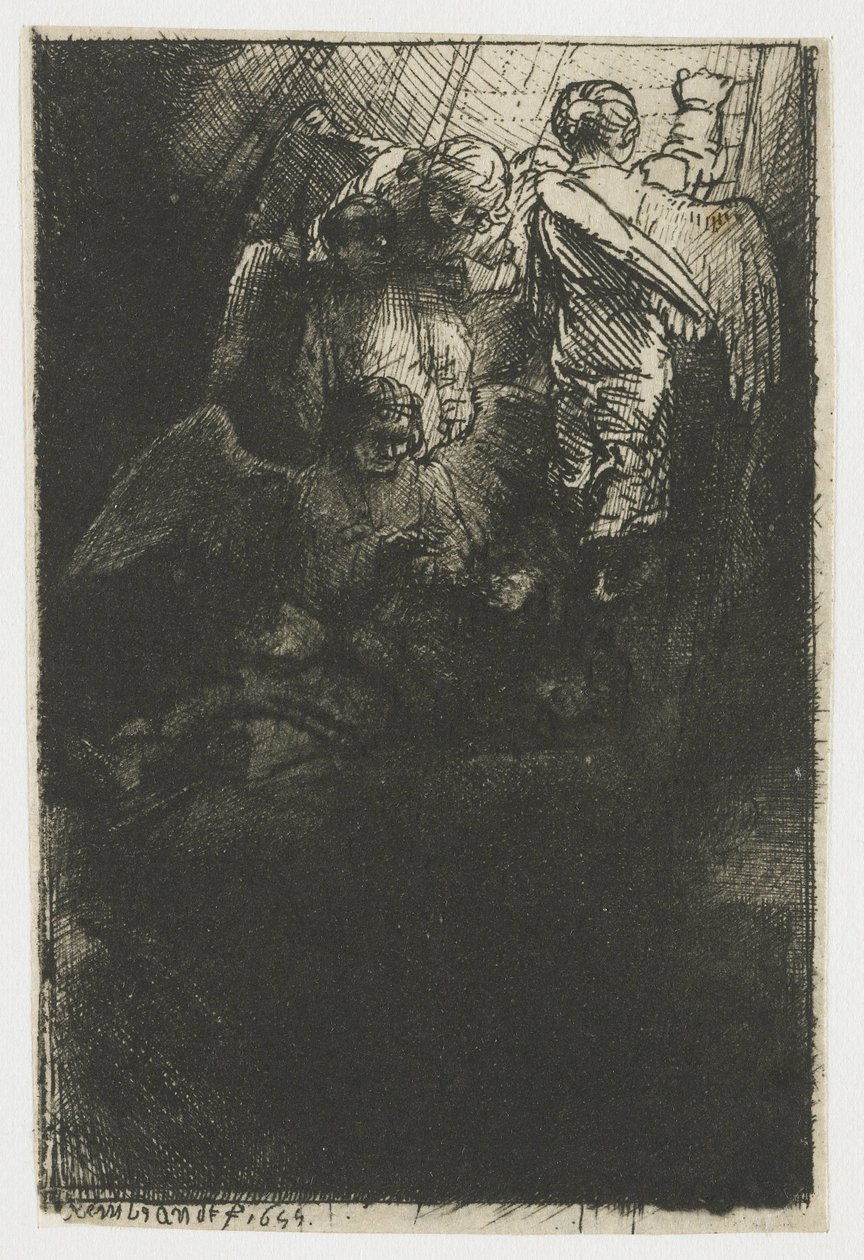 Jaakobin tikkaat tekijältä Rembrandt van Rijn