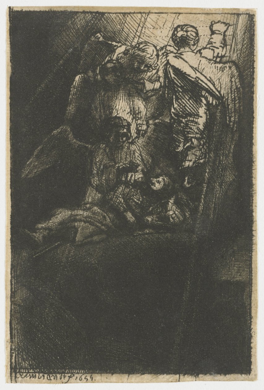 Jaakobin tikkaat tekijältä Rembrandt van Rijn