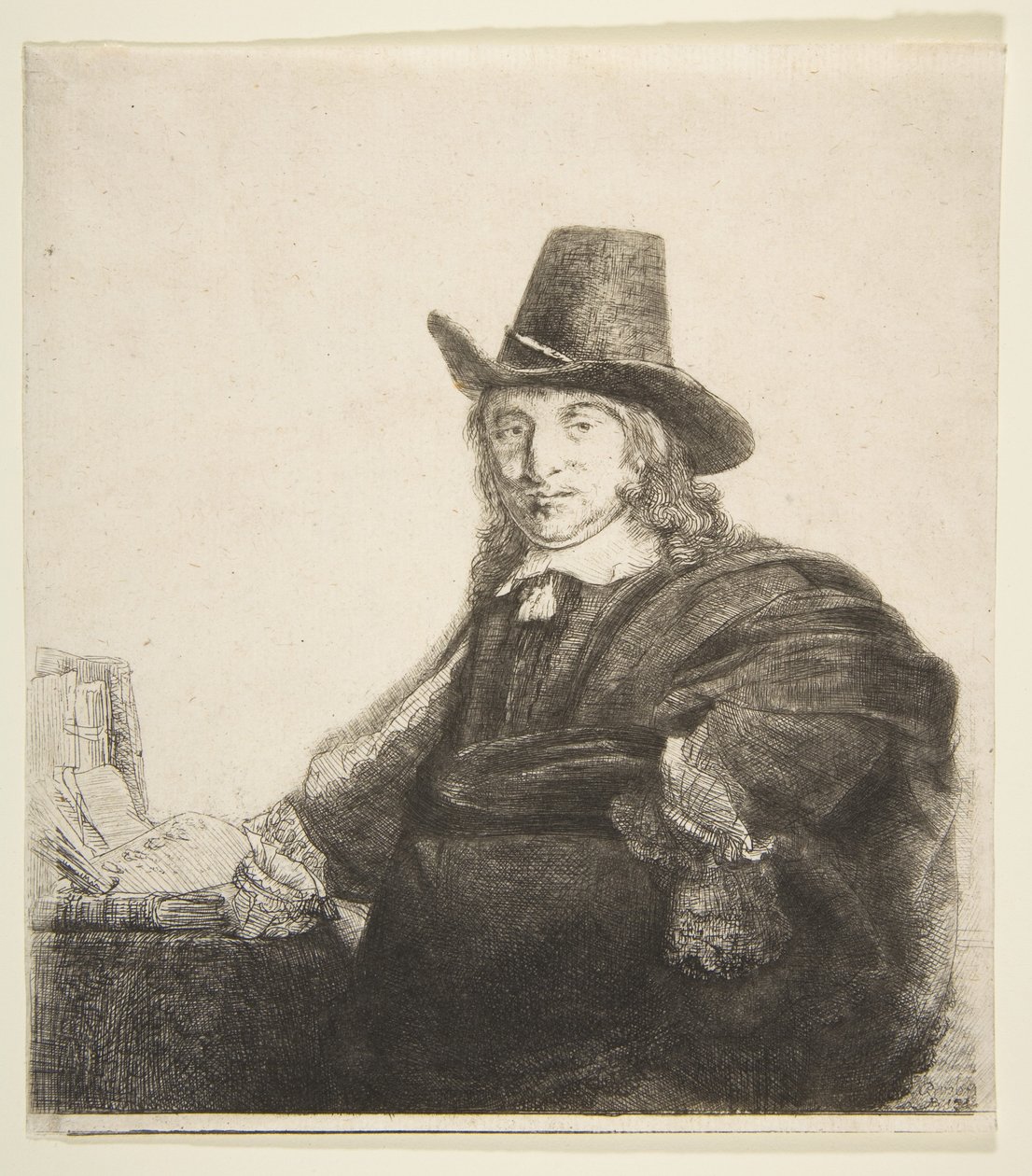 Jan Asselijn, maalarirapu, noin 1646. tekijältä Rembrandt van Rijn