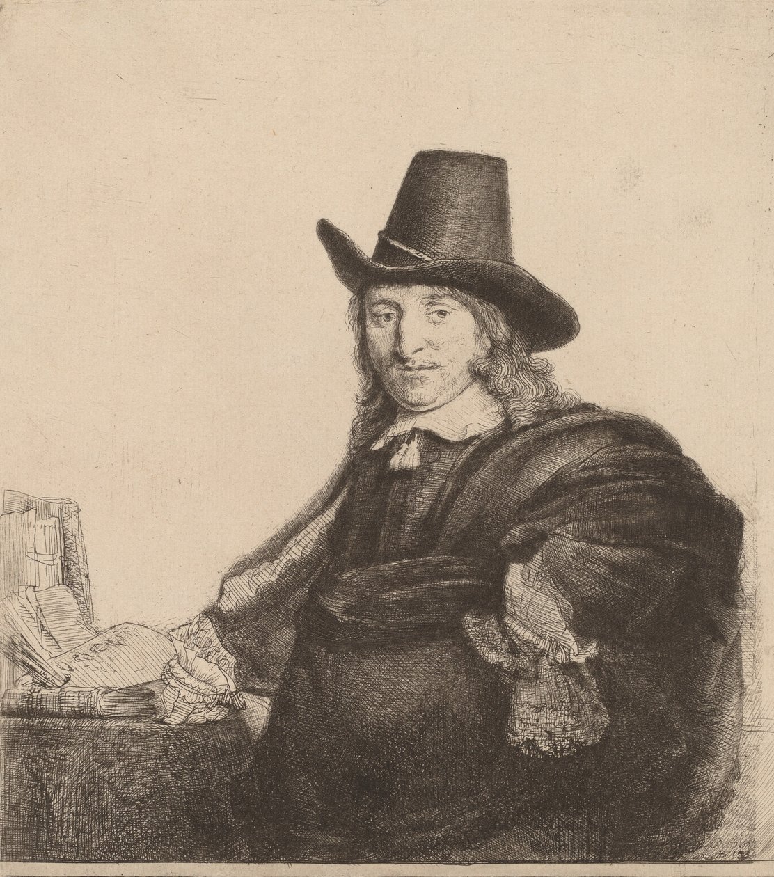 Jan Asselijn, c. 1647. tekijältä Rembrandt van Rijn