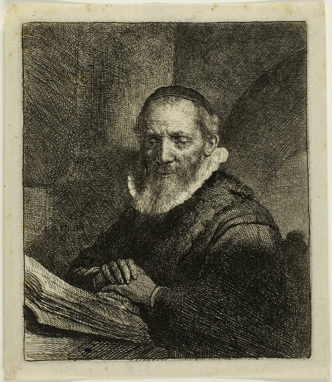 Jan Cornelius Sylvius tekijältä Rembrandt van Rijn