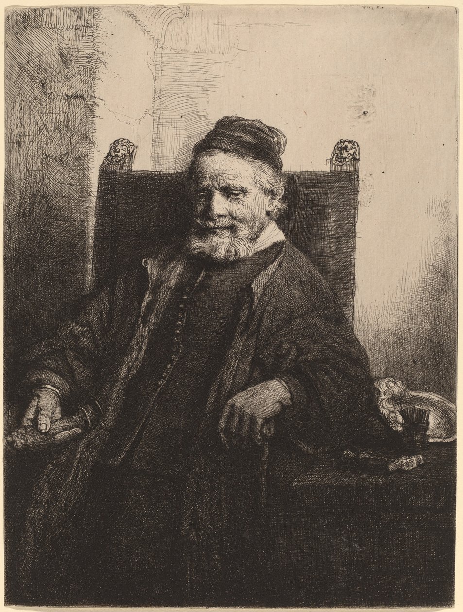 Jan Lutma tekijältä Rembrandt van Rijn