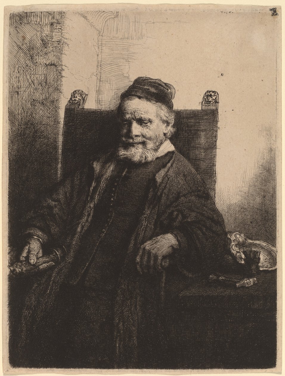 Jan Lutma tekijältä Rembrandt van Rijn