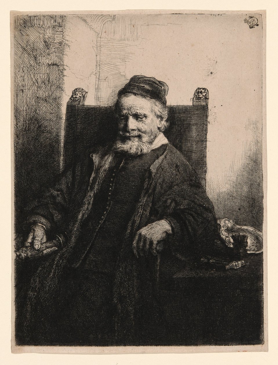 Jan Lutma, kultaseppä tekijältä Rembrandt van Rijn