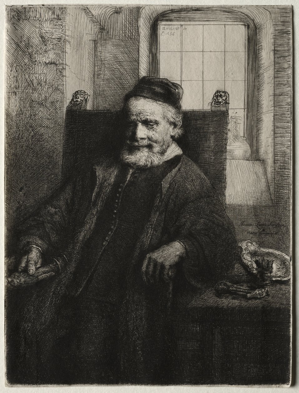 Jan Lutma, kultaseppä tekijältä Rembrandt van Rijn