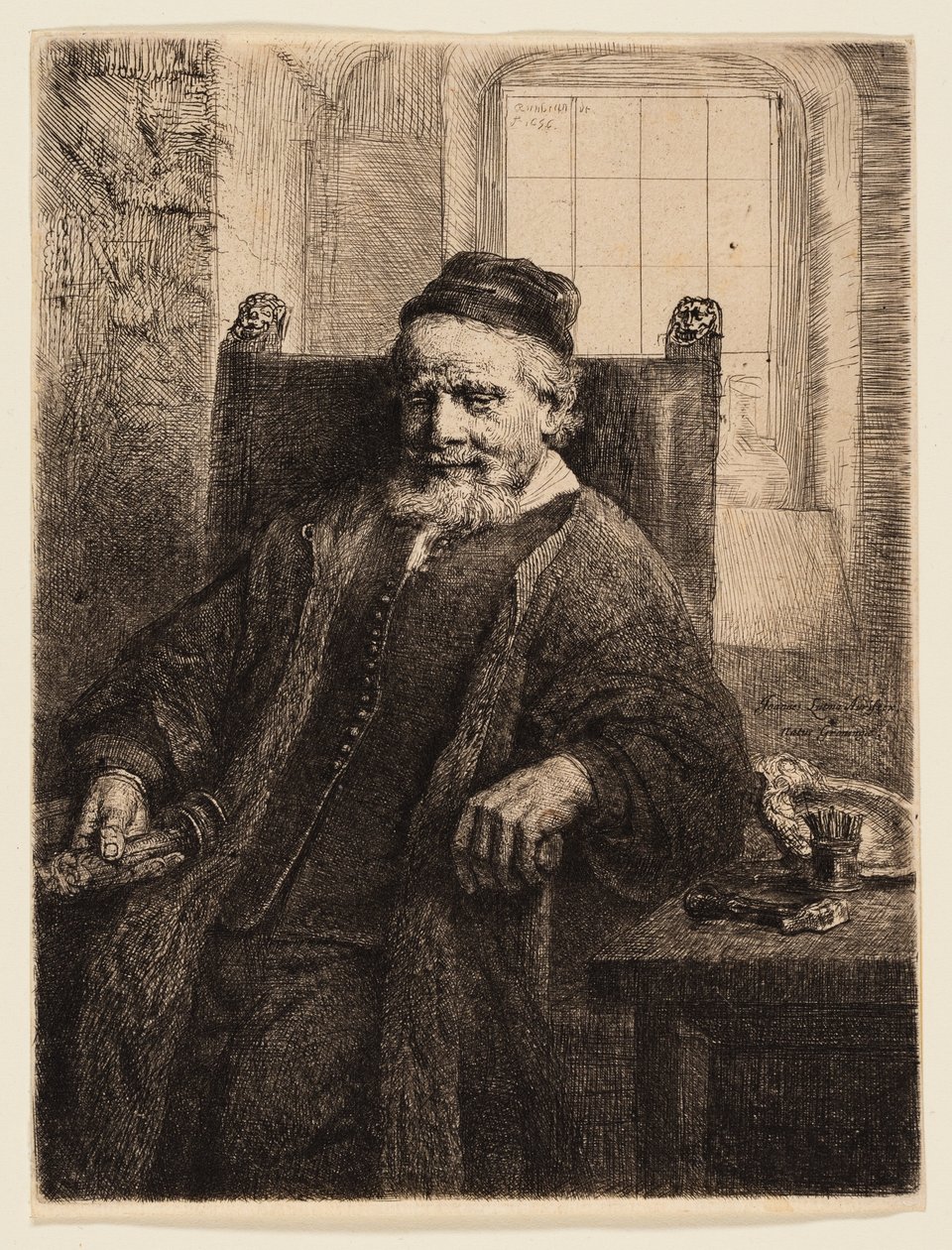 Jan Lutma, kultaseppä tekijältä Rembrandt van Rijn