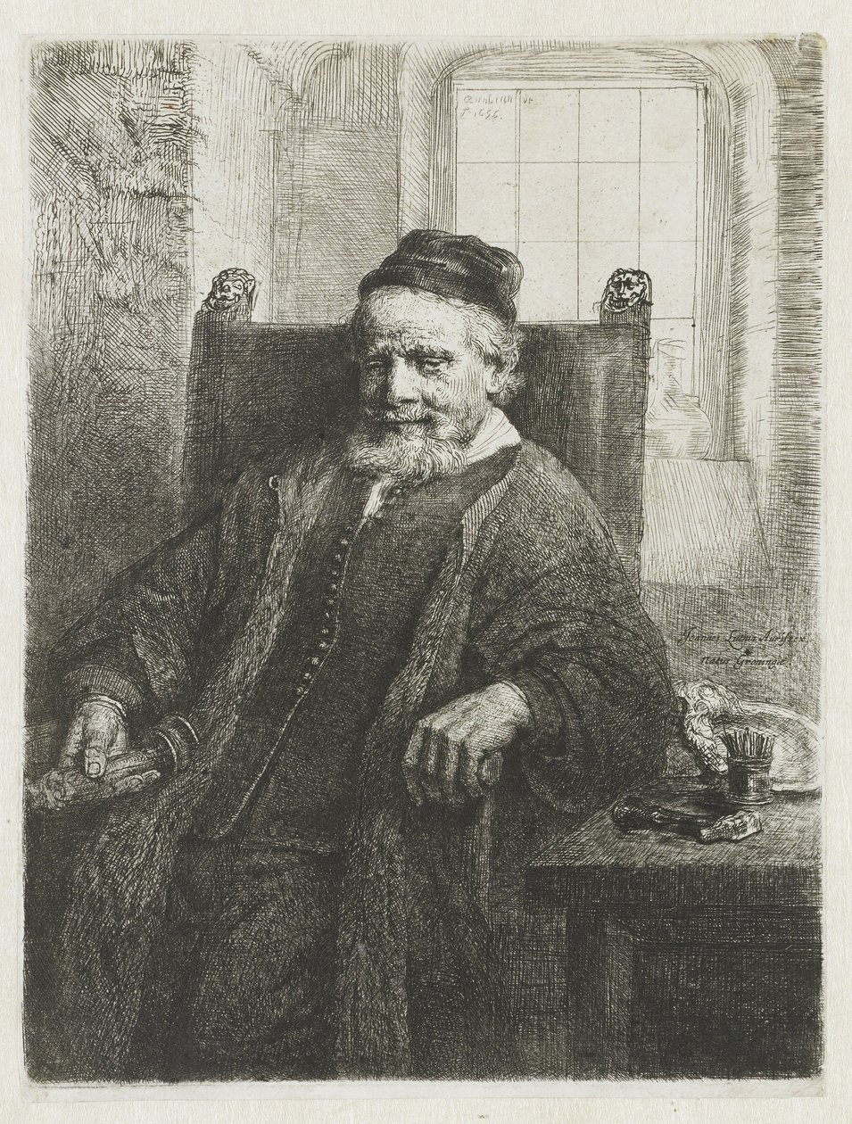Jan Lutma, kultaseppä tekijältä Rembrandt van Rijn