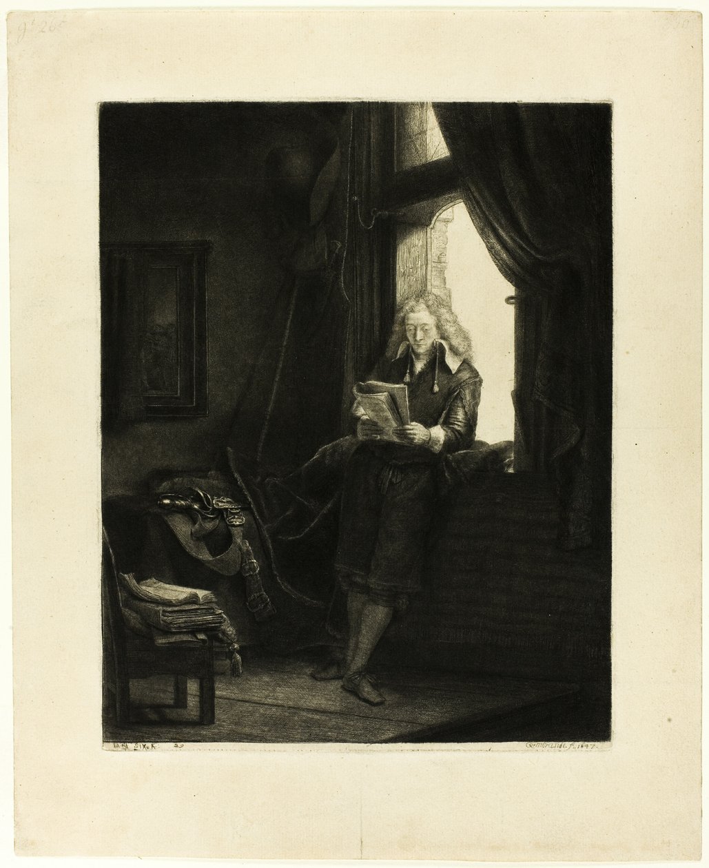 Jan Six tekijältä Rembrandt van Rijn